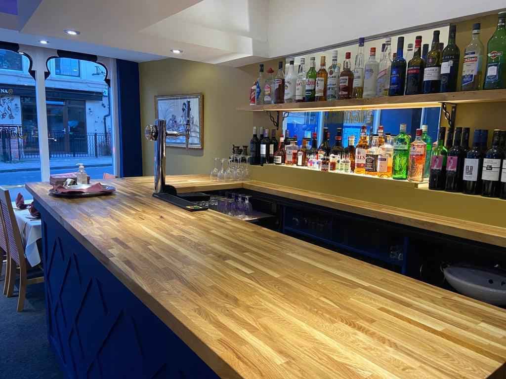 Jamal's bar area